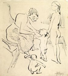 The Family 1913. Creator: Max Pechstein