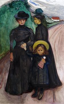 The Family (The Book Family) , 1903. Creator: Munch; Edvard (1863-1944)