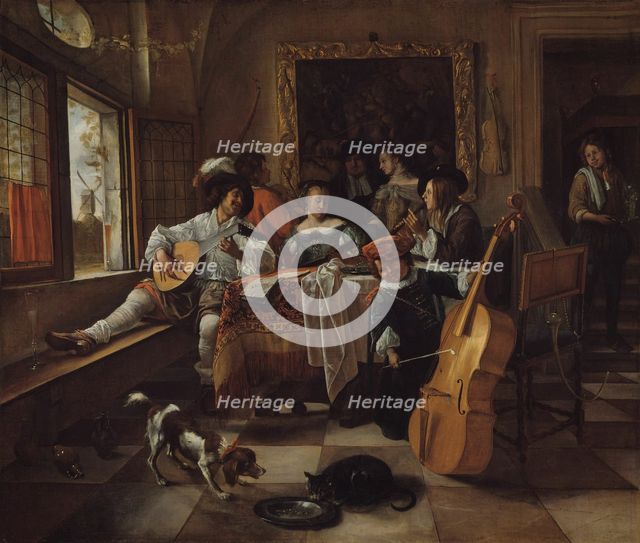 The Family Concert, 1666. Creator: Jan Steen.