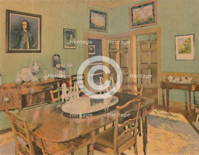 'The Family Dining Room', 1946. Artist: Unknown.