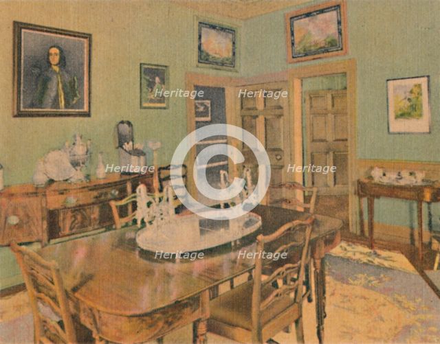 'The Family Dining Room', 1946. Artist: Unknown.