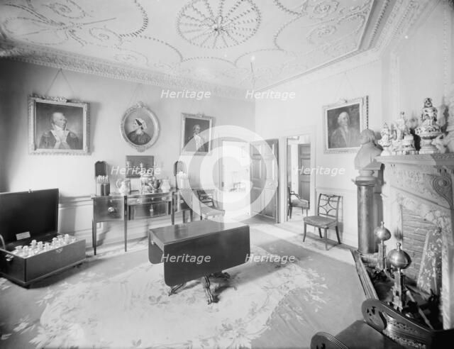 The Family dining room at Mt. Vernon, c.between 1910 and 1920. Creator: Unknown.