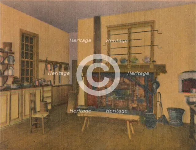 'The Family Kitchen', 1946. Artist: Unknown.