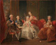 The Family of the Duke of Penthièvre, also known as The Cup of Chocolate, 1768
