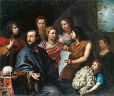 The family of the engraver Matthäus Merian I (1593-1650). Creator: Matthaus Merian