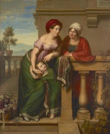 The Family of an Actress, 1816. Creator: Leybold, Karl Jakob Theodor (1786-1844)