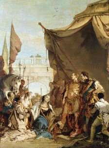 The Family of Darius before Alexander 333 BC, (c1745). Artist: Giovanni Battista Tiepolo