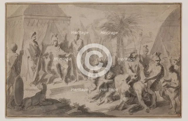 The Family of Darius Before Alexander, between 1651 and 1730. Creator: Francois Verdier.
