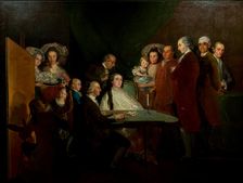 The family of Luis Antonio Jaime of Spain (1727-1785), the Cardinal Infante, 1783-1784. Creator: Goya, Francisco, de (1746-1828)