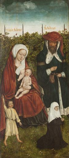The Family of Saint Anne (Triptych, left panel), ca 1500-1510. Creator: Master of the Family of Saint Anne (active ca 1500-1510)