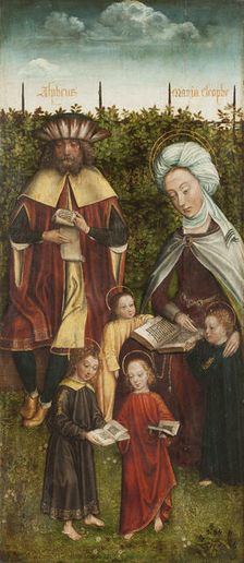 The Family of Saint Anne (Triptych, right panel), ca 1500-1510. Creator: Master of the Family of Saint Anne (active ca 1500-1510)