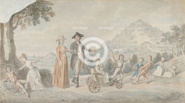 The Family of Sir James Hunter Blair, 1st Baronet (1741-1787), ca. 1785. Creator: David Allan.