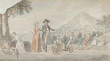 The Family of Sir James Hunter Blair, 1st Baronet (1741-1787), ca. 1785. Creator: David Allan