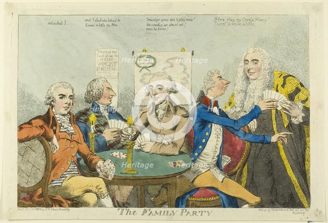 The Family Party, published February 20, 1801. Creator: Charles Williams.