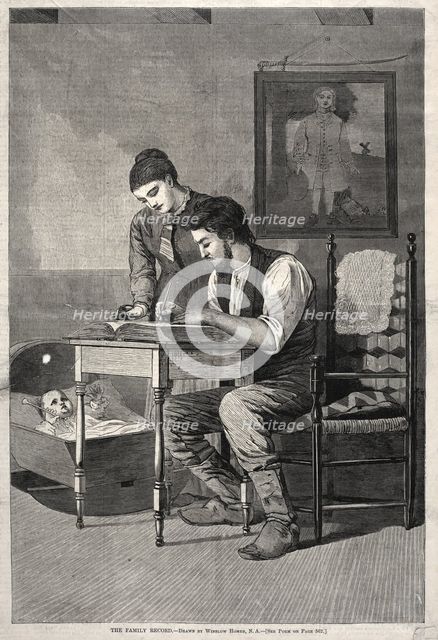 The Family Record, 1875. Creator: Winslow Homer (American, 1836-1910).