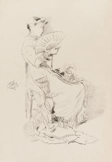 The Fan, 1879. Creator: James Abbott McNeill Whistler