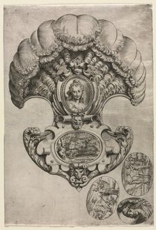 The Fan (LEventail ), c. 1589-1595. Creator: Agostino Carracci (Italian, 1557-1602)