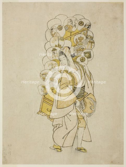 The Fan Peddler, 1765. Creator: Suzuki Harunobu.