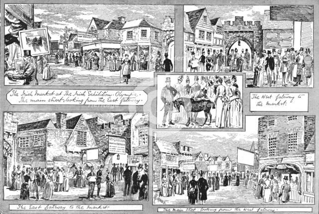 ''The Fancy Fair at the Irish Exhibition, Olympia', 1888. Creator: Unknown.