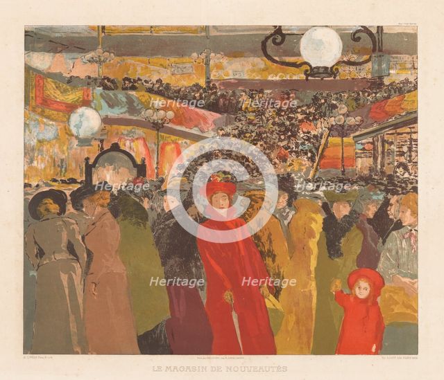 The Fancy Goods Store , 1902. Creator: Alexandre Lunois (French, 1863-1916); Ed. Sagot.