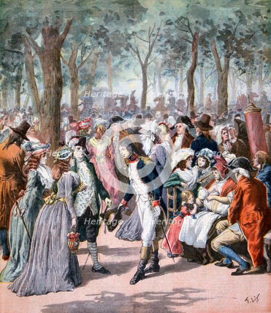 The fashion in 1794, 1894. Artist: Frederic Lix
