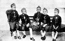 The Far East: the late Crown Prince of Siam and some of his brothers, 1895. Creator: Unknown
