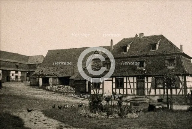 The farm and laboratory of JB Boussingault in Pechelbronn, France, c1880s. Creator: Unknown.