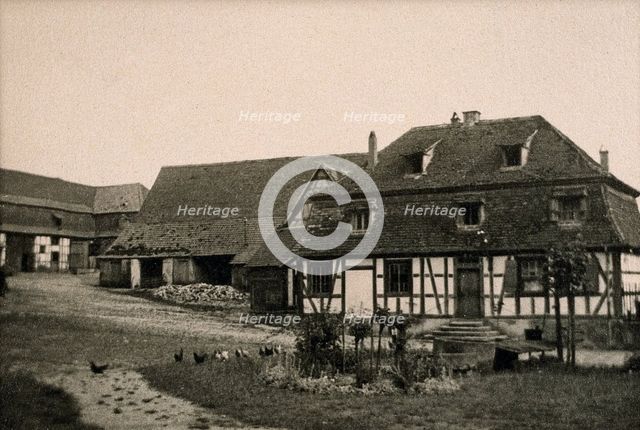 The farm and laboratory of JB Boussingault in Pechelbronn, France, c1880s. Creator: Unknown.