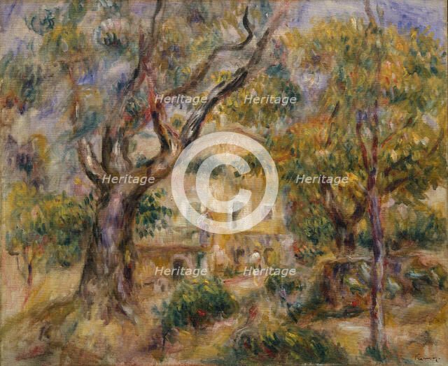The Farm at Les Collettes, Cagnes, 1908-14. Creator: Pierre-Auguste Renoir.