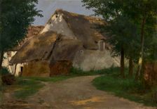 The Farm at the Entrance of the Wood, 1860-1880. Creator: Rosa Bonheur (French, 1822-1899)