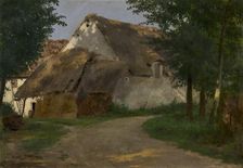 The Farm at the Entrance of the Wood, 1860-1880. Creator: Rosa Bonheur (French, 1822-1899)