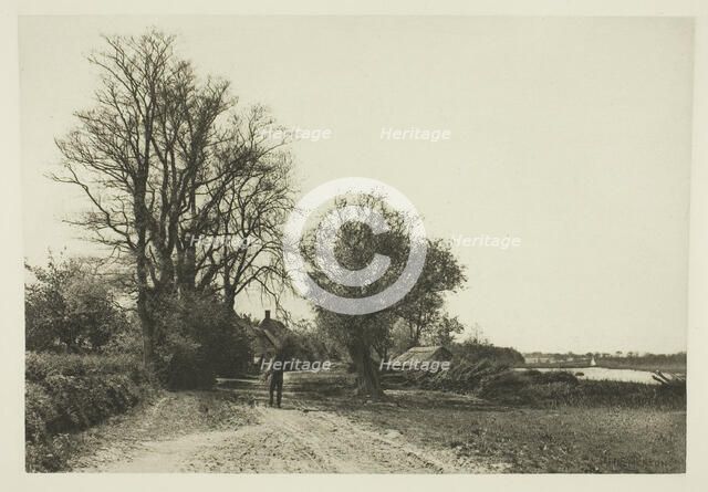 The Farm by the Broad (Norfolk), c. 1883/87, printed 1888. Creator: Peter Henry Emerson.