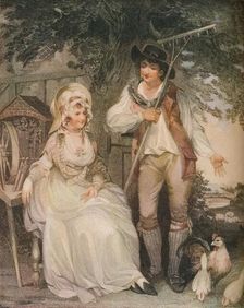 The Farmyard c1797. Artist: William Nutter