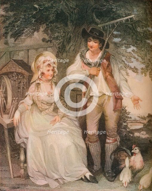 'The Farmyard', c1797. Artist: William Nutter.