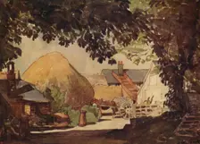 The Farmyard c1915. Artist: Alfred William Rich