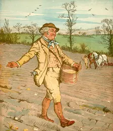 ...The Farmer who sowed the corn c1878. Creator: Randolph Caldecott