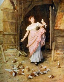 The Farmer's Daughter 1881, (1912). Creator: William Quiller Orchardson
