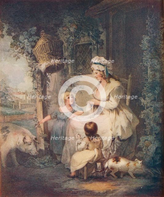 'The Farmer's Door', 1790. Artist: Benjamin Duterrau
