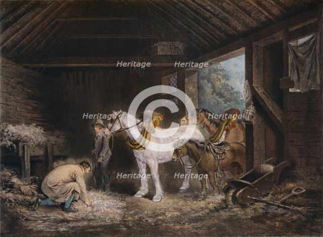 The Farmer's Stable, (1791) 1901. Artist: George Morland