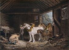 The Farmer's Stable, (1791) 1901. Artist: George Morland