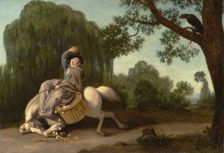 The Farmer's Wife and the Raven, 1786. Creator: George Stubbs