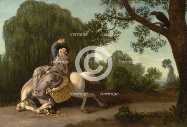 The Farmer's Wife and the Raven, 1786. Creator: George Stubbs.