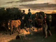 The Farmers of Flagey ('Les Paysans de Flagey'), 1855. Artist: Gustave Courbet
