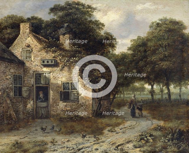The Farmhouse, 1655-1684. Creator: Jan Wijnants.