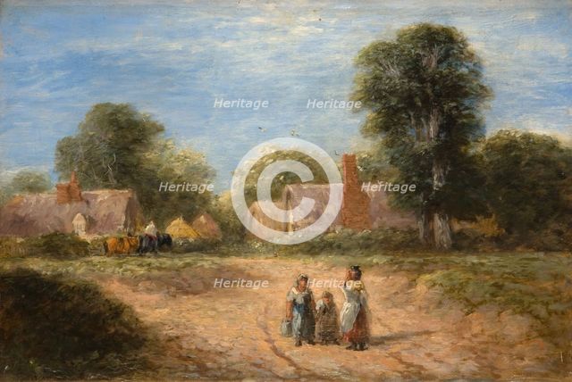 The Farmstead, 1848. Creator: David Cox the elder.