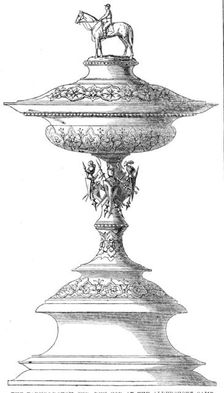 The Farnborough Cup, run for at the Aldershott Camp Races on Monday, 1861. Creator: Unknown