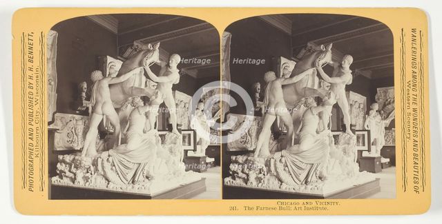 The Farnese Bull; Art Institute, 1893. Creator: Henry Hamilton Bennett.