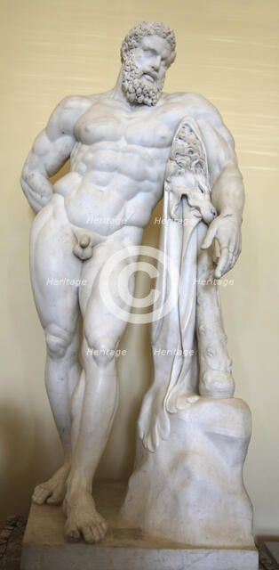 'The Farnese Hercules', 18th century. Artist: Unknown