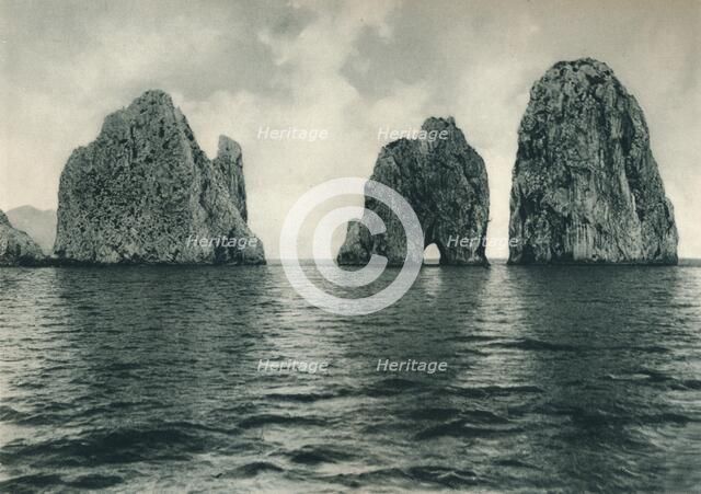 The Faraglioni, Capri, Italy, 1927. Artist: Eugen Poppel.