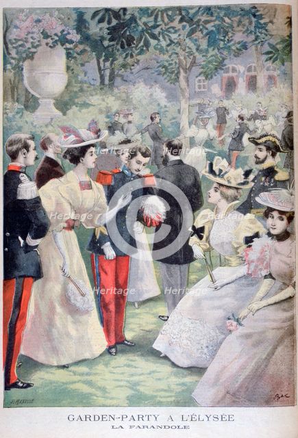 The farandole, 1895. Creator: F Meaulle.